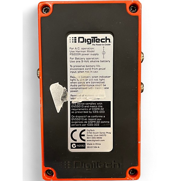 Used DigiTech Hot Head Distortion Effect Pedal