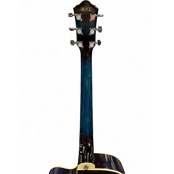 Used Ibanez V70CE Blue Burst Acoustic Electric Guitar