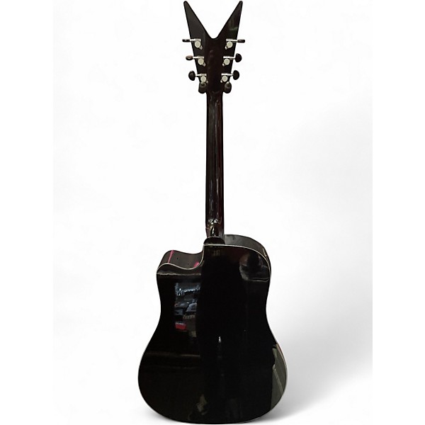 Used Dean VWING BLACK Acoustic Electric Guitar