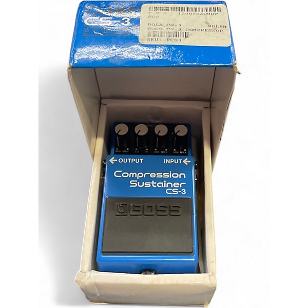 Used BOSS CS3 Compressor Sustainer Effect Pedal