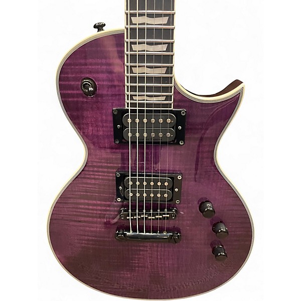 Used ESP EC1000 Deluxe Purple Solid Body Electric Guitar