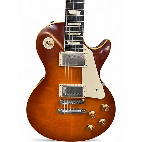 Used Gibson Custom Shop R8 Les Paul Cherry Sunburst Solid Body Electric Guitar