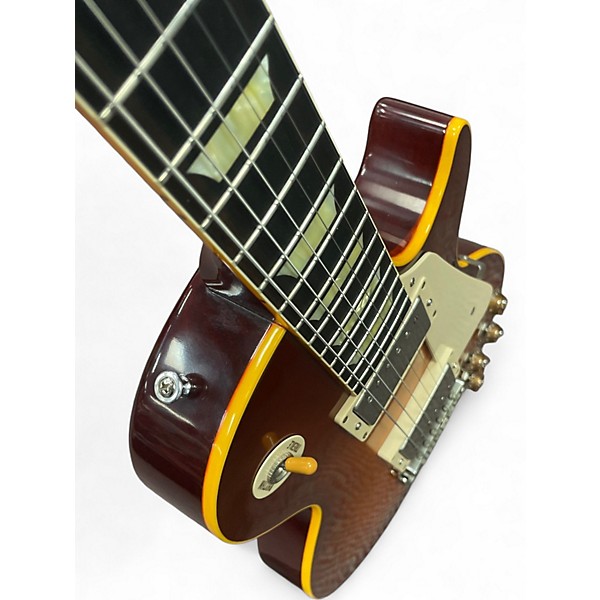 Used Gibson Custom Shop R8 Les Paul Cherry Sunburst Solid Body Electric Guitar