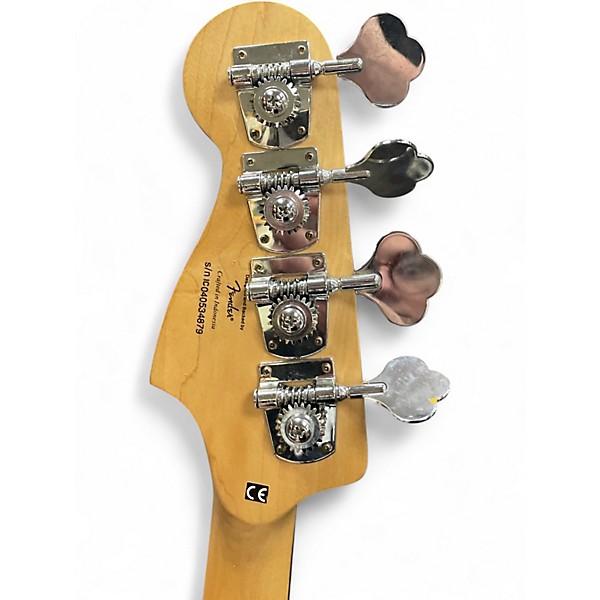 Used Squier Affinity Precision Bass Black Electric Bass Guitar