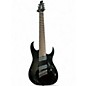 Used Ibanez RGMS 8 Black Solid Body Electric Guitar thumbnail