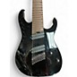 Used Ibanez RGMS 8 Black Solid Body Electric Guitar