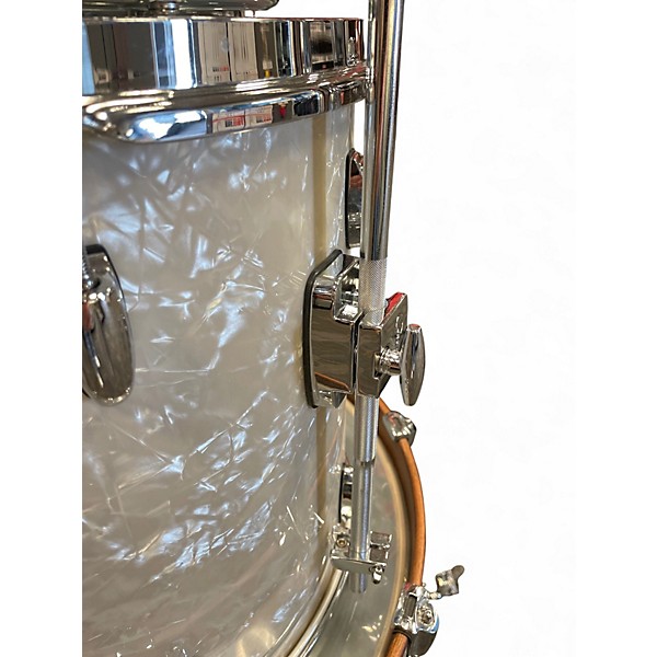 Used Gretsch Drums 4 Piece Renown white marine pearl Drum Kit