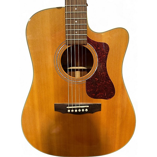 Used Guild e140ce Natural Acoustic Guitar