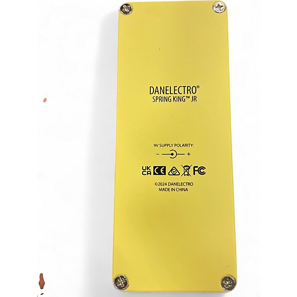 Used Danelectro Spring King Spring Reverb Effect Pedal