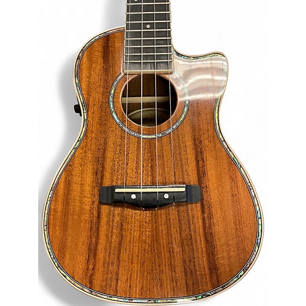 Used 2020s Mitchell MU100CE Concert Amber Ukulele