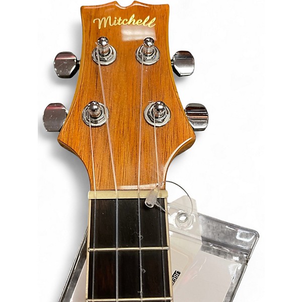 Used 2020s Mitchell MU100CE Concert Amber Ukulele