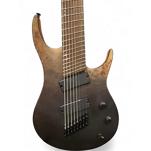 Used G4m 529 PRO FANNED FRET Grey Tide Fade Solid Body Electric Guitar