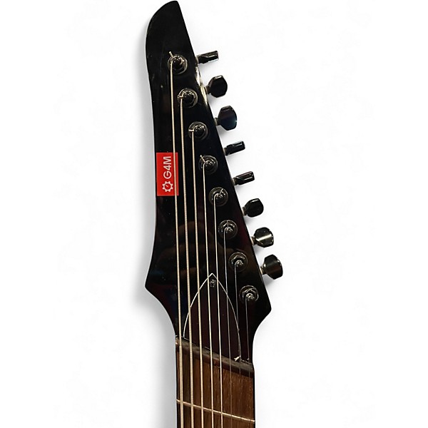 Used G4m 529 PRO FANNED FRET Grey Tide Fade Solid Body Electric Guitar