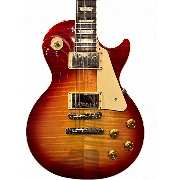 Used 2021 Gibson Les Paul Standard Cherry Sunburst Solid Body Electric Guitar