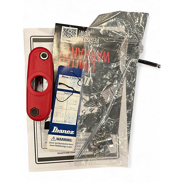 Used 2024 Ibanez TOD10 Tim Henson Signature Metallic Mauve Solid Body Electric Guitar