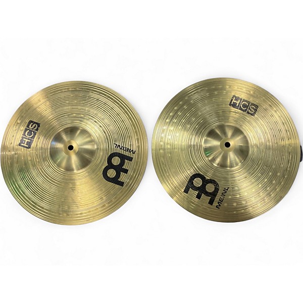Used MEINL 14in HCS Hi Hat Pair Cymbal