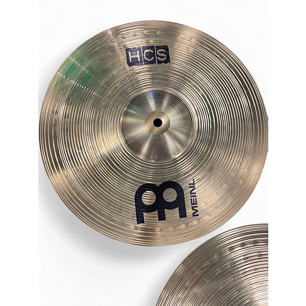 Used MEINL 14in HCS Hi Hat Pair Cymbal