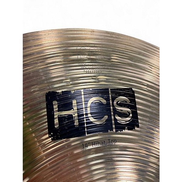 Used MEINL 14in HCS Hi Hat Pair Cymbal