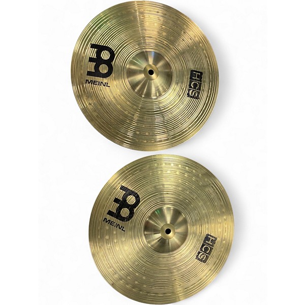 Used MEINL 14in HCS Hi Hat Pair Cymbal