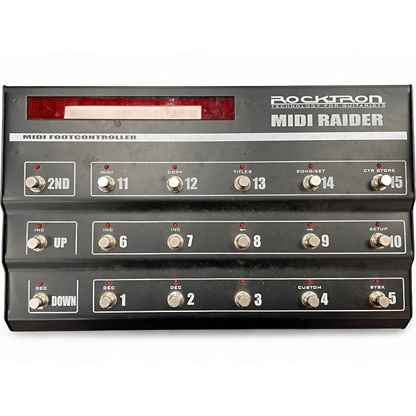 Used Rocktron Midi Raider Pedal Board