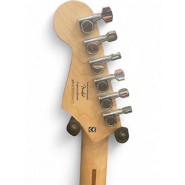 Used Squier Standard Stratocaster Ice Blue Metallic Solid Body Electric Guitar