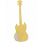 Used Harley Benton DC-600 VI Vintage Ivory Solid Body Electric Guitar