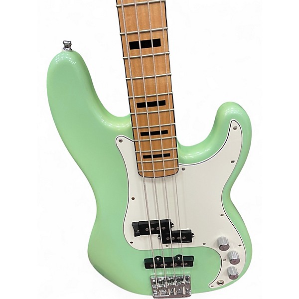 Used Fender Deluxe Precision Bass Special Seafoam Green Electric Bass Guitar
