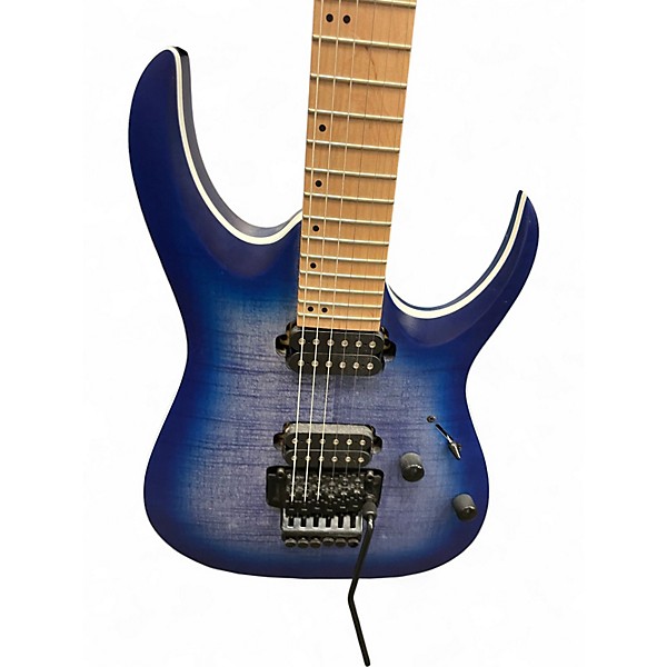 Used Ibanez RGAR42MFMT Blue Burst Solid Body Electric Guitar