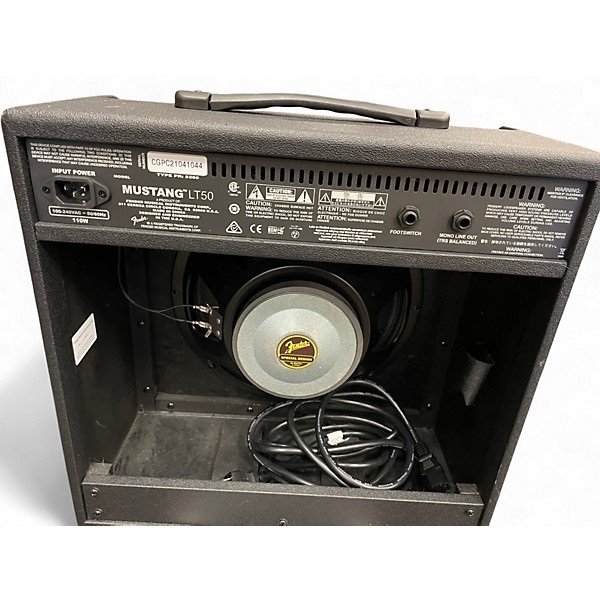 Used Fender Mustang LT50 50W 1x12 Guitar Combo Amp