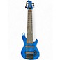 Used Miscellaneous Double Cut 7 String Blue Electric Bass Guitar thumbnail