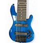 Used Miscellaneous Double Cut 7 String Blue Electric Bass Guitar