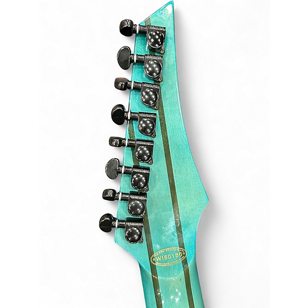 Used Agile Septor Elite 827 8 String Aquaburst Solid Body Electric Guitar