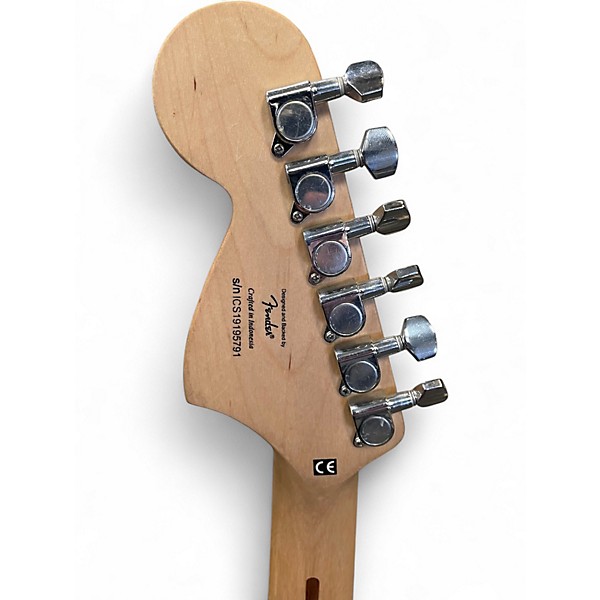 Used Squier Bullet Mustang HH Surf Green Solid Body Electric Guitar