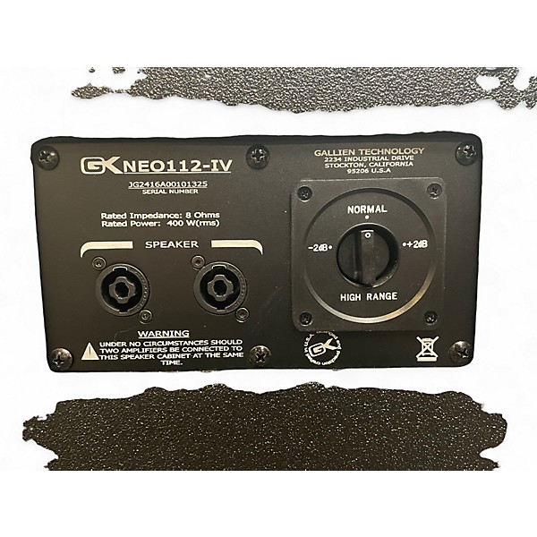 Used Gallien-Krueger NEO 112 IV Bass Cabinet