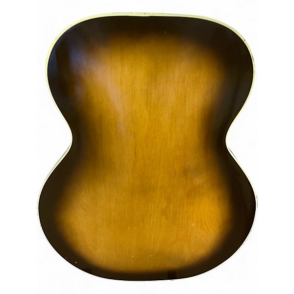 Used Harmony Arch Top  2 Color Sunburst Acoustic Guitar