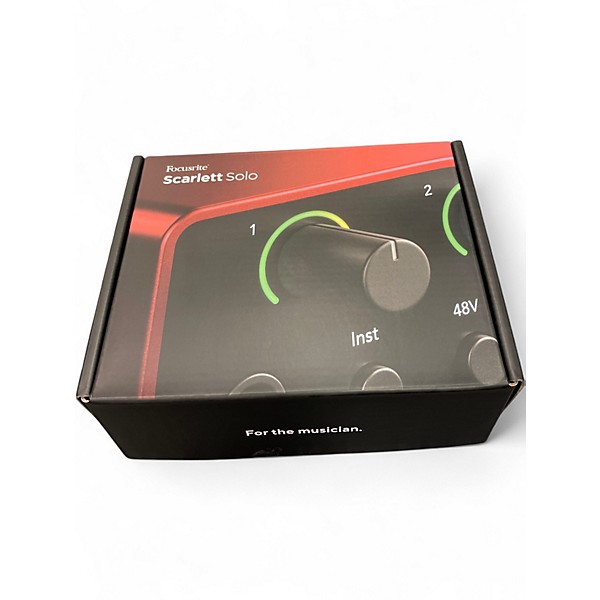 Used Focusrite Scarlett Solo Audio Interface