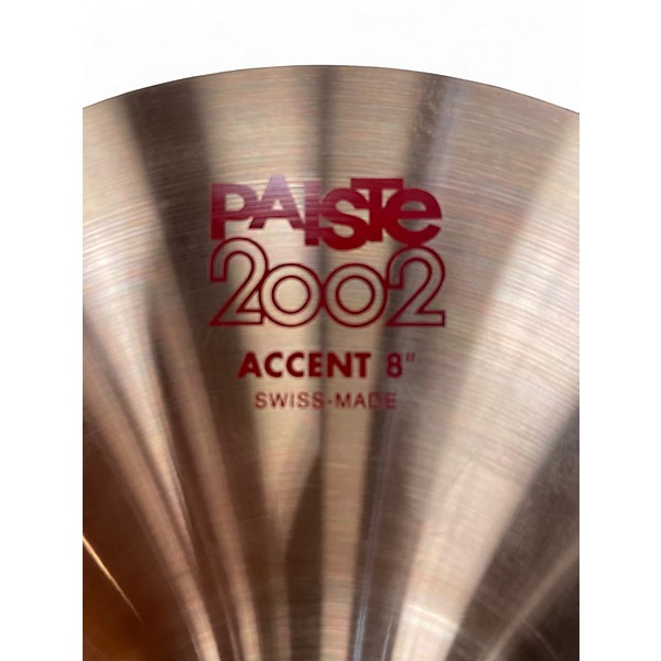 Used Paiste 8in ACCENT 8 Cymbal