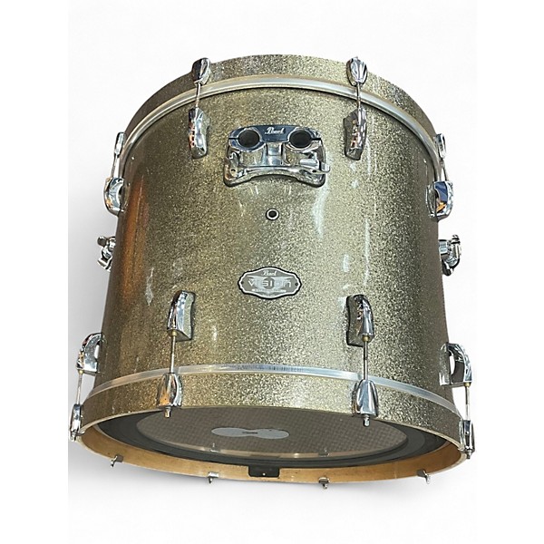 Used Pearl 4 Piece Vision GOLD SPARKLE Drum Kit