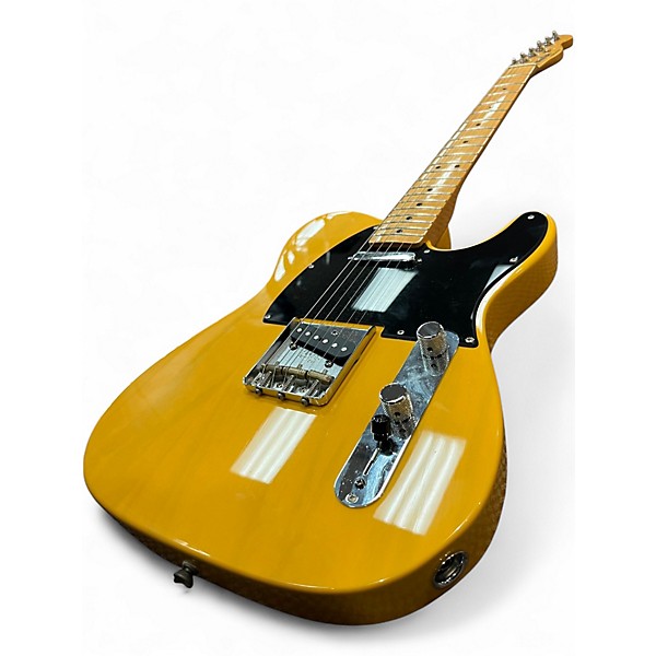 Used 2000s Fender telecaster Butterscotch Solid Body Electric Guitar