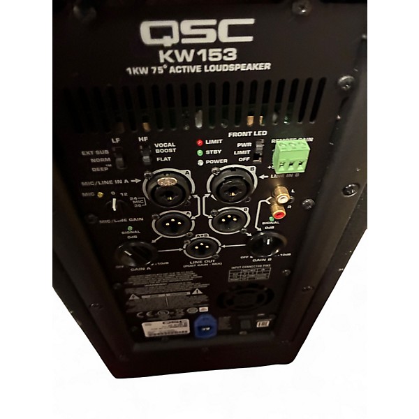 Used QSC KW153 15in 3-Way Powered Speaker