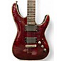 Used Schecter Guitar Research Hellraiser C1 Black Cherry Solid Body Electric Guitar