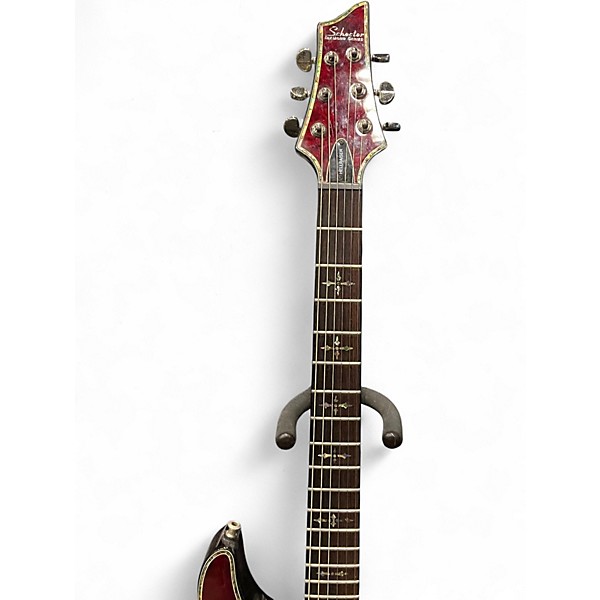 Used Schecter Guitar Research Hellraiser C1 Black Cherry Solid Body Electric Guitar