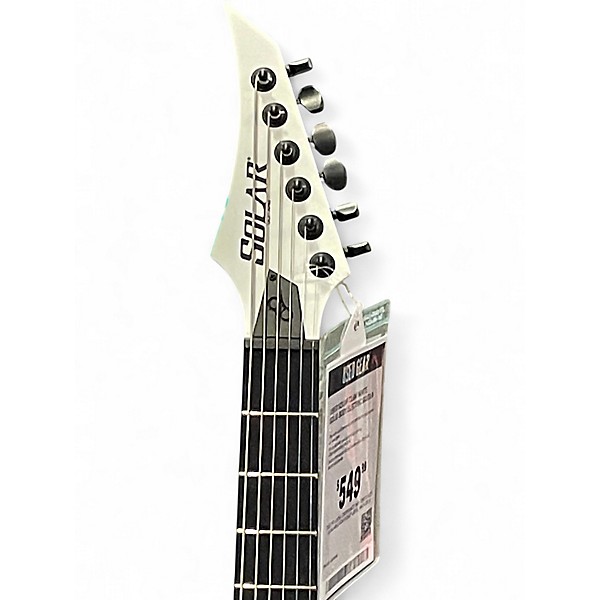 Used Solar T2.6W White Solid Body Electric Guitar
