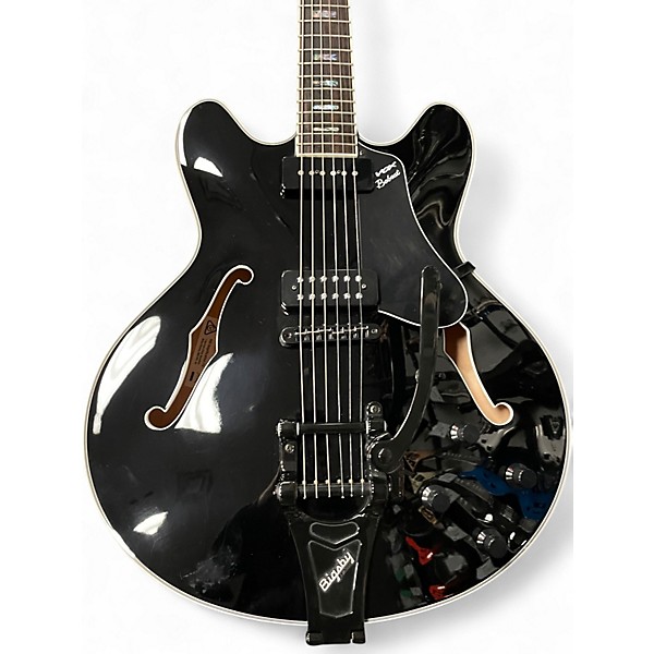 Used VOX BC-V90B Black Hollow Body Electric Guitar