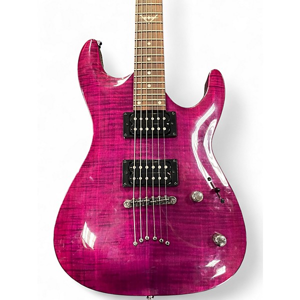 Used Dean c350 magenta Solid Body Electric Guitar
