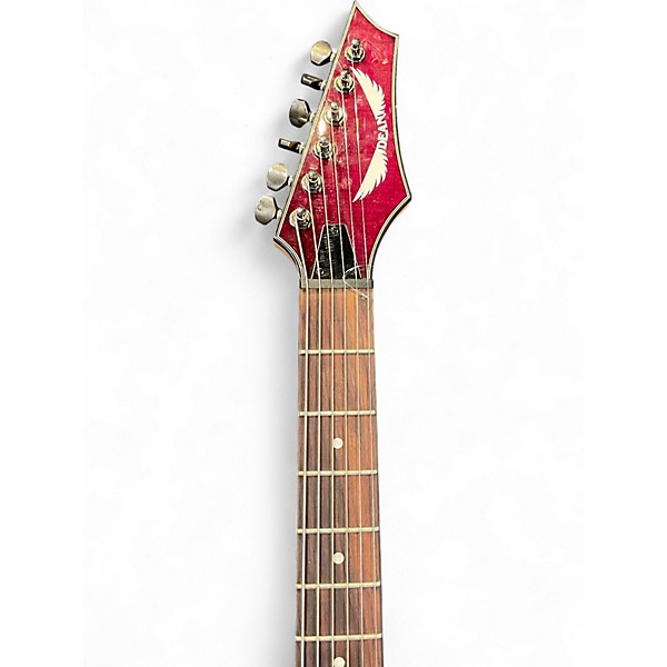 Used Dean c350 magenta Solid Body Electric Guitar