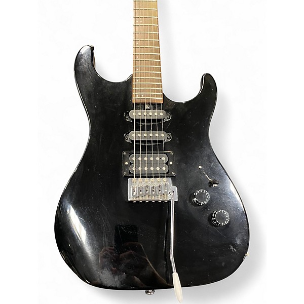 Used Washburn X-10 X Series Black Solid Body Electric Guitar