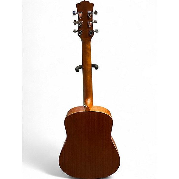 Used Luna Safari Tattoo 3/4 Size Natural Acoustic Guitar