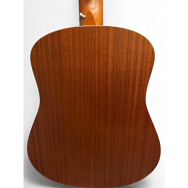 Used Luna Safari Tattoo 3/4 Size Natural Acoustic Guitar
