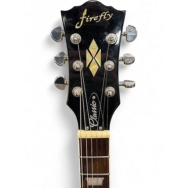 Used Firefly SG Gold Solid Body Electric Guitar